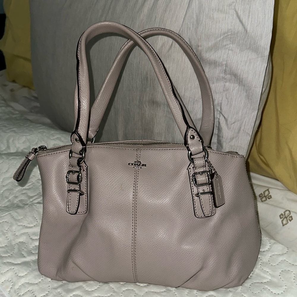 Coach gray mini bag
